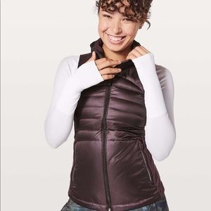 NWOT Lululemon down for a run vest